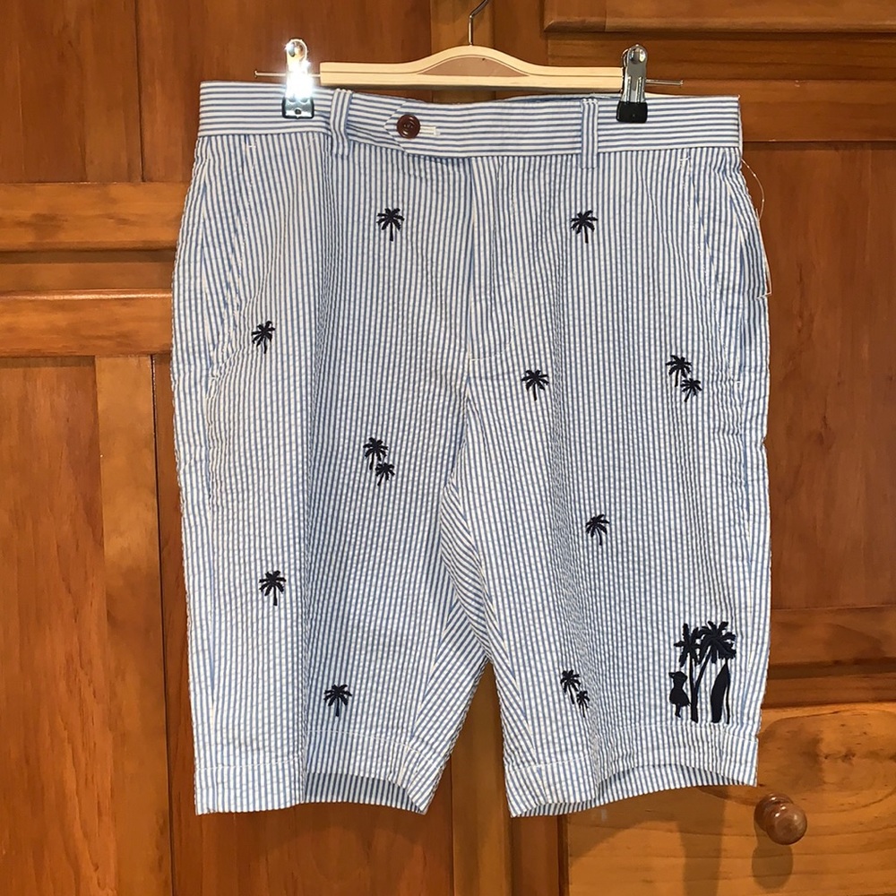 Brooks Brothers Men’s Seersucker Shorts 31”
